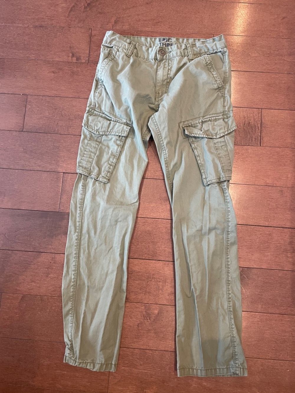 Epic Threads Kids Olive Green Cargo Pants